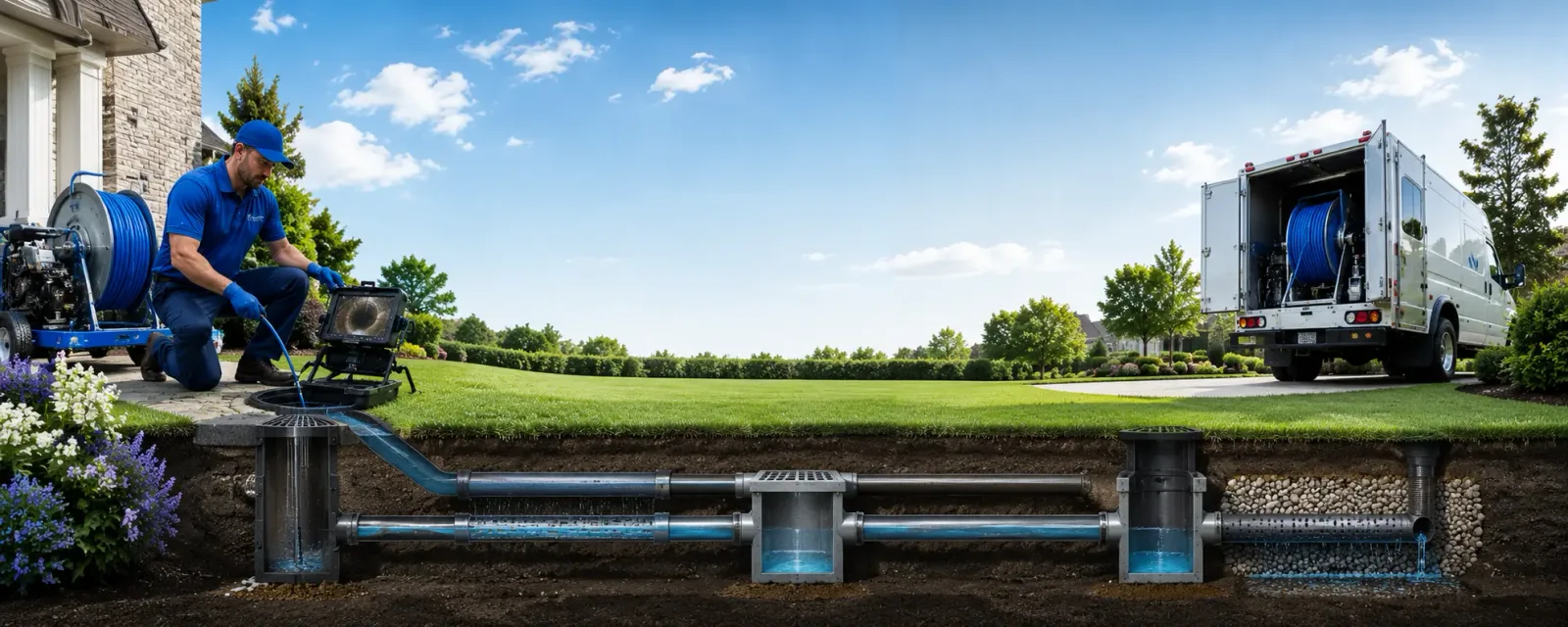 Outdoor drain cleaning information for Stamford, CT