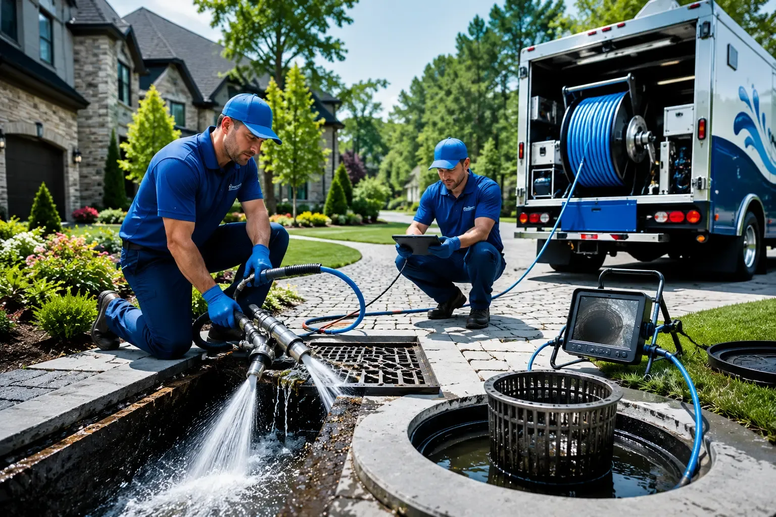 Local outdoor drain cleaning professionals in Stamford, CT
